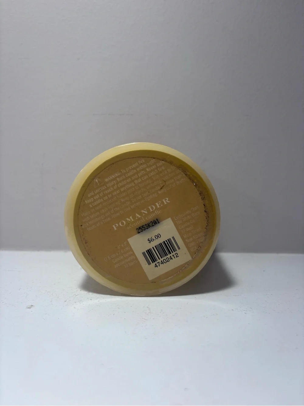 White Barn fragrant pomander